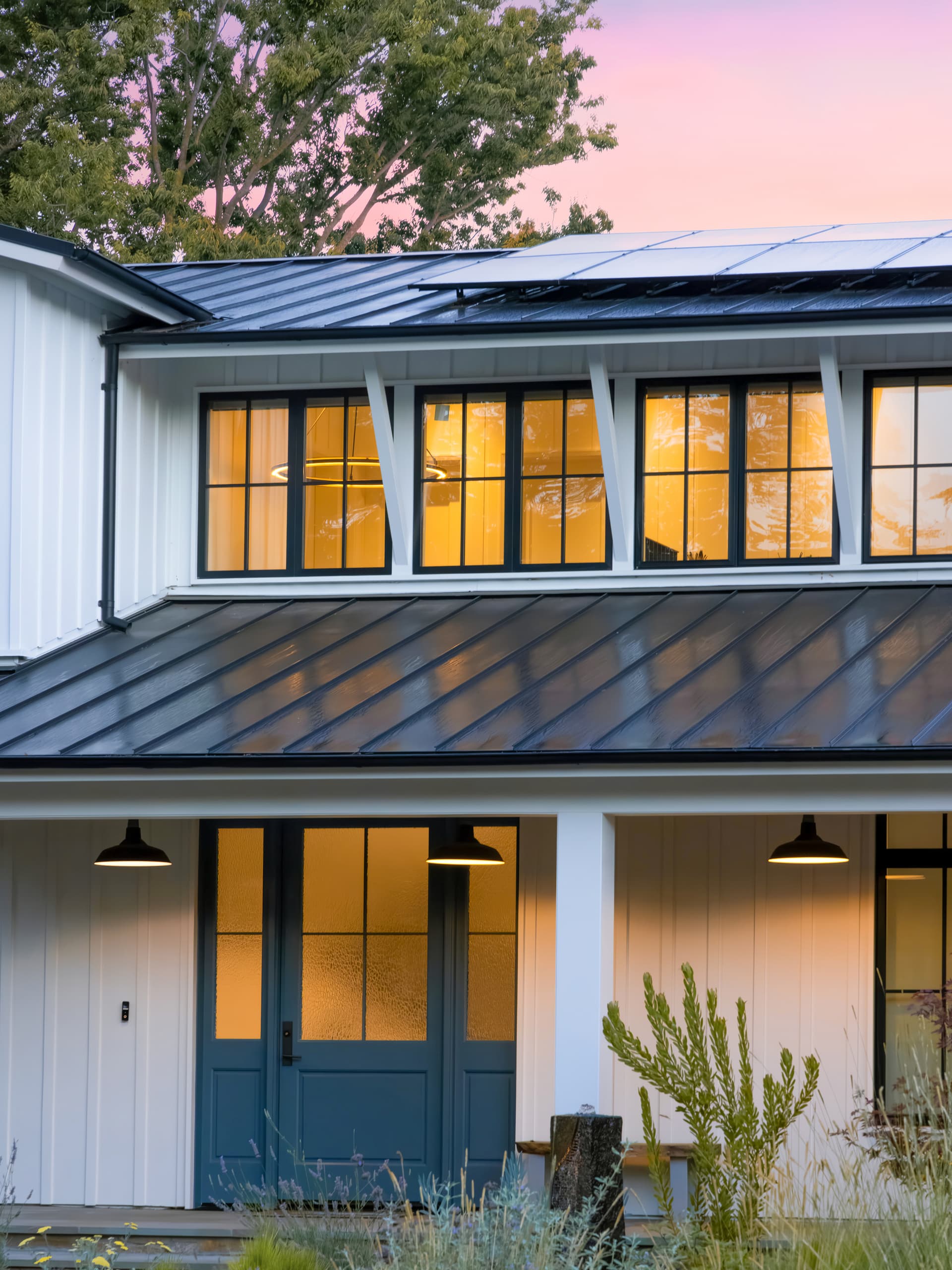 Luxury custom home exterior